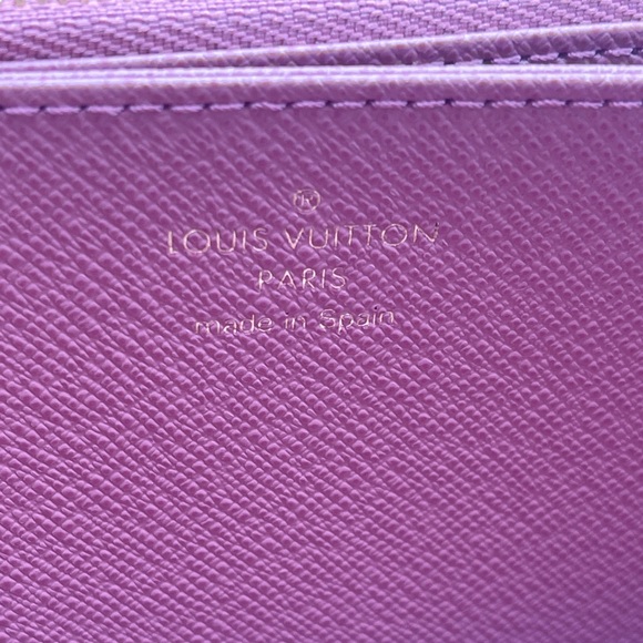 Louis Vuitton Jacquard Denim Monogram Long Round Zippy Wallet Limited Edition - Picture 16 of 16